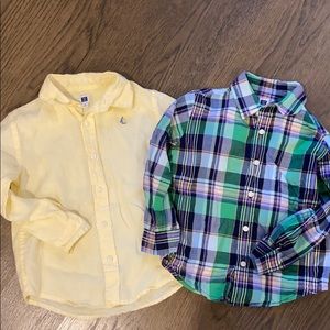 Toddler button downs